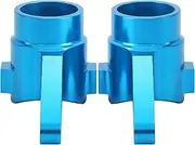 Aluminum Alloy Steering HUB Carrier CNC Machining Perfect Size Stable Performance Blue 2PCS 1/8 RC CAR Upgrade Part