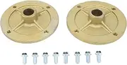 XTevu 1 Pair Rear Axle Rim Hub, Spline Rear Axle Wheel Hubs with M10 Bolting 4 Stud 23T Fit for 7in 8in Wheels Quad Bike Go Kart ATV