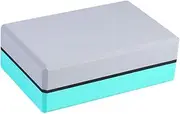 Yardwe 2 Pack Yoga Block Bricks Eva Foam Non-slip Surface Enhance Balance Flexibility Grey