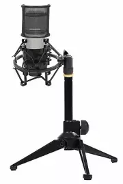 Samson C01 Studio Condenser Recording Microphone+Shock Mount+Pop Filter+Tripod