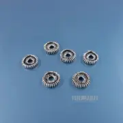 6 Oxidized Sterling Silver Flat Round Coin Disc Rope Bead Spacers 6mm #33851
