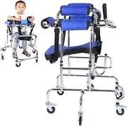 Adjustable Lightweight Rollator For Disabled Portable Wheeled Walker Walking Frame Aluminium Stand Upright Walker(90-130cm)