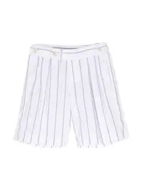 在飛比找Farfetch優惠-stripe-pattern casual shorts