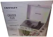 Crosley Cruiser Plus Turntable Record Player Wireless Bluetooth Speaker Portable