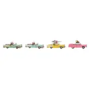 Decorative Figure Dkd Home Decor Car 25.8 x 10.5 x 9.5 Cm Vintage 4 Pieces