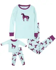 Leveret Matching Girls & Doll Pajamas