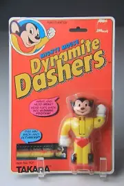 Mighty Mouse Dynamite Dashers Takara Toy Mint on Card - Read!