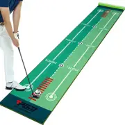 Golf Putting Mat - 10ft Indoor & Outdoor Putting Green with Blocking Ball Des...