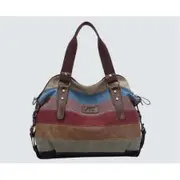 Popular Women's Handbag Shoulder Bag Canvas Messenger Backpack Bookbag