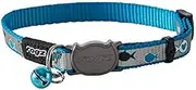 Rogz Reflectocat Safeloc Cat Collar Blue Extra Small with Variable Load Safety Release Buckle
