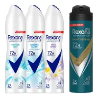 在飛比找蝦皮商城優惠-Rexona 蕊娜 女士/男士制汗爽身噴霧135ml【佳瑪】