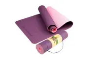 Eco-Friendly TPE Pilates Exercise Yoga Mat (Dark Purple) - 8mm