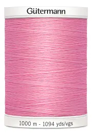 Gutermann Sew-all Thread #758 PINK 1000m Spool M292 100% Polyester
