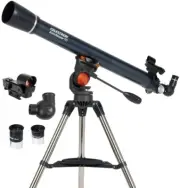 Celestron - AstroMaster 70AZ Refractor Telescope - Fully Coated Glass Optics