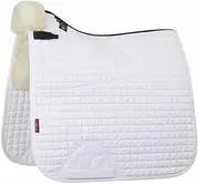 LeMieux Merino+ Half Lined Dressage Square Lambskin Saddlepad