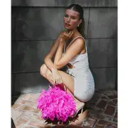WILLIS Feather Bag