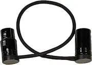 Milestock Low-Profile 3-Pin XLR Female to XLR Male Adjustable-Angle Cable for Sound Devices 302, 552, 633, 688, 788T Mixer, Zaxcom, Zoom F8 Recorder and More, Black