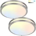 13Inch 36W Ceiling Light Fixtures 2 Packs, 5CCT LED Flush Mount Ceiling Mount...