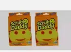 2pk Original SCRUB DADDY Heavy Duty Smiley Sponge Assorted Colors Pot Luck