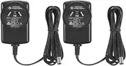 2-Pack AC to DC 6V 1A Power Supply Adapter, Plug 5.5mm x 2.1mm, Center Positive