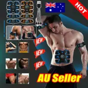 Upgraded EMS Abdominal Muscle Stimulator ABS Trainer Toner Belt Cruncher GY