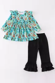 New Boutique Halloween Bluey Girls Set