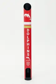 NRL Stubby Cooler Dispenser - Dolphins - Fits 8 Cooler Wall Mount