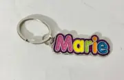 Marie Keychain Name Key Ring Metal Keyring Key Fob Key Holder Car Keys House