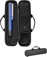 Nicoone Carrying Case for Airstrait HT01 Hair Straightener Bag with Mesh Pocket for Dyson Airstrait HT01 Waterproof Shockproof Travel Accessories Carry Case, Black, Fashion