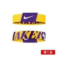 在飛比找樂天市場購物網優惠-NIKE NBA BALLER 手環 湖人 排汗 彈性手環 