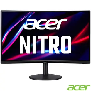 Acer 宏碁 ED240Q Hbi 24型VA曲面電腦螢幕｜100hz抗閃