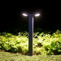 在飛比找樂天市場購物網優惠-現代簡約轉向戶外防水草坪燈草地燈花園燈室外景觀庭院燈LED燈