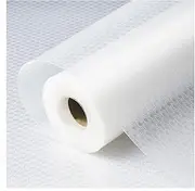 KIMCHOMERSE Drawer Liners, Shelf Liner for Kitchen Cabinets, Cupboard Liner for Bathroom, Waterproof Fridge Liner Non Adhesive Drawer Organizer Mat - Clear Dots 12"×118" （30x300cm）