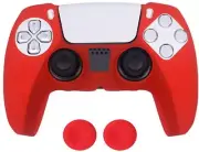 Compatible with Sony Playstation 5 DualSense Controller Case, Anti-Slip Silicone