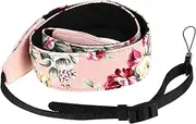 SWOOMEY Hawaiian Style Ukulele Strap Durable Guitar Belt with Hook present for Musicians Eye Catching Floral Design Skin Friendly and Easy to Clean