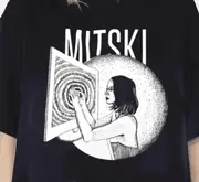 Mitski Artwork black T-shirt Short Sleevehuefefe14 XL