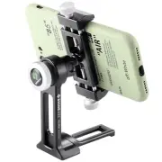 Metal Phone Tripod Mount Adapter, Arca Dovetail and 1/4" Screw Mount,Adjustab...