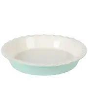 Martha Stewart Vanowen 9in Round Scalloped Edge Stoneware Pie Pan