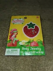 Strawberry Shortcake Body Jewelry Stwarberry Sticker Tattoo