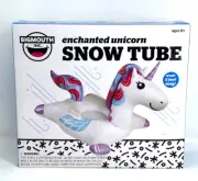 Unicorn Snow Tube Bigmouth Inc. Enchanted Over 5 Feet Long Sledding Innertube