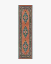75' x 305' | Machine Washable Runner Rug | Kid & Pet Friendly | Indoor Rug | Matthew Williamson Sunset Bazaar Tropic Coral Rug | Ruggable