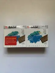 BASF 3.5" Floppy Diskettes Preformatted for MS-DOS 2 sided HD SEALED TWO PACK