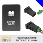 REVERSE LIGHTS Blue LED Short Small Push Switch Suit Suzuki Jimny JB74 JB64W 12v