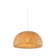 CLA Lighting CANASTA Interior Natural Bamboo Finish Pendant Light- Large