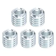 5Pcs Threaded Inserts, M6-1x9.5 & 3/8"-16x3/8" Thread Repair Insert