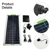 50W Solar Panel Solar Powered Water Pump Kit 800l/H DC12V Water Fountain Pump