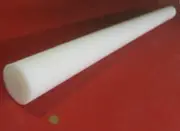 UHMW White Round Rod 4.00" Diameter x 60" Long, 1 Unit, Extruded