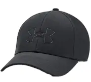 NEW Under Armour [M/L] Men's Storm Driver Golf Hat/Cap-Black/Jet Grey 1369807