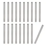 3.5x45mm Dowel Pins, 20pcs Round Head Flat Chamfered End Dowel Pin