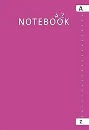 A - Z Notebook: 6 Pages per Letter, 158 Pages, A6 | Alphabetical Notebook with Tabs | A To Z Index Alphabet Note Book, Lined Journal Organiser | Ideal ... Address Book, Password Organizer - Pink Cover
